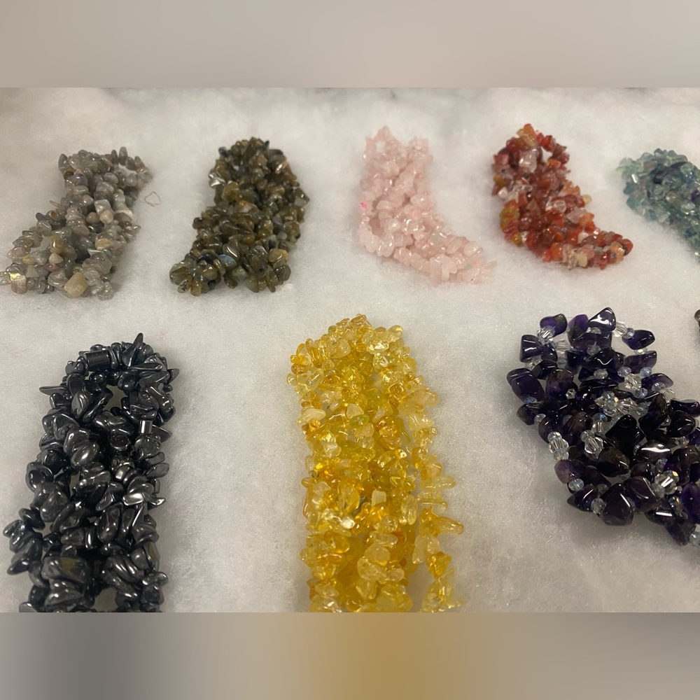 Assorted Gemstone Bead Necklaces - Set of 15 - Picture 7 of 8
